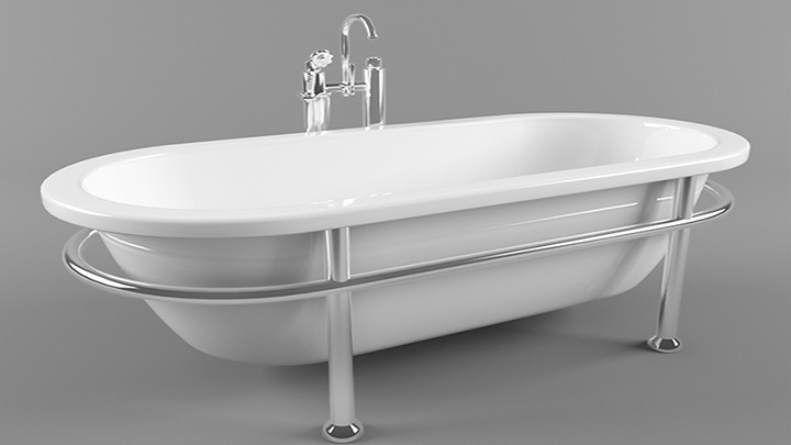 渲染模型_浴缸003