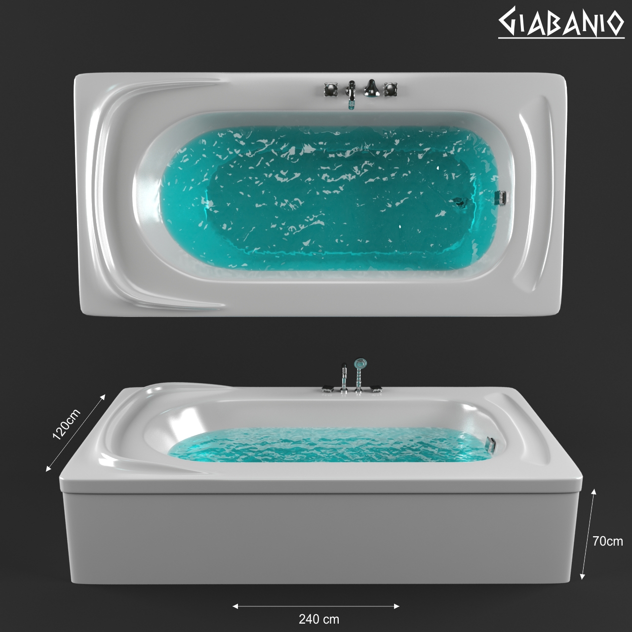 渲染模型_浴缸057