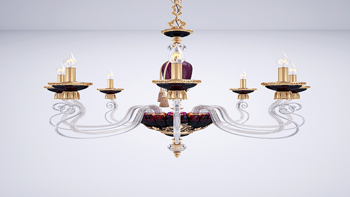 渲染模型_灯具218