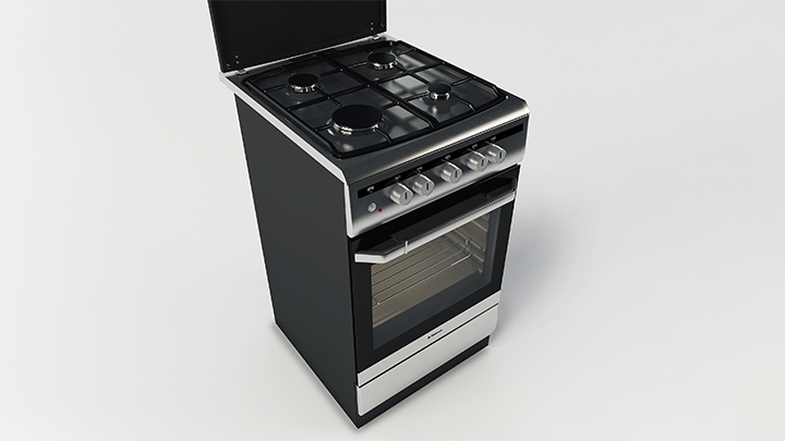 渲染模型_烤箱005