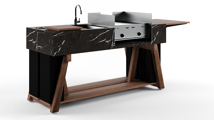 渲染模型_烧烤架001