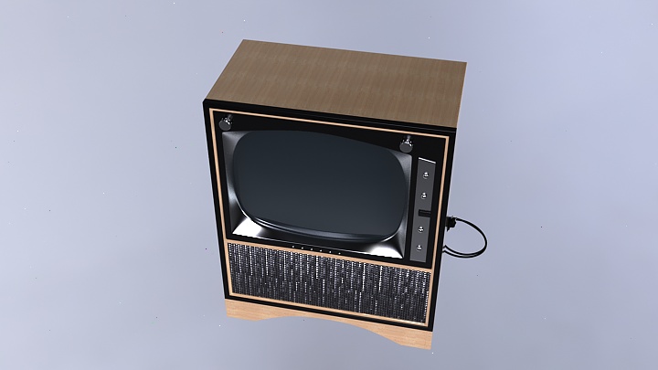 渲染模型_电视机002