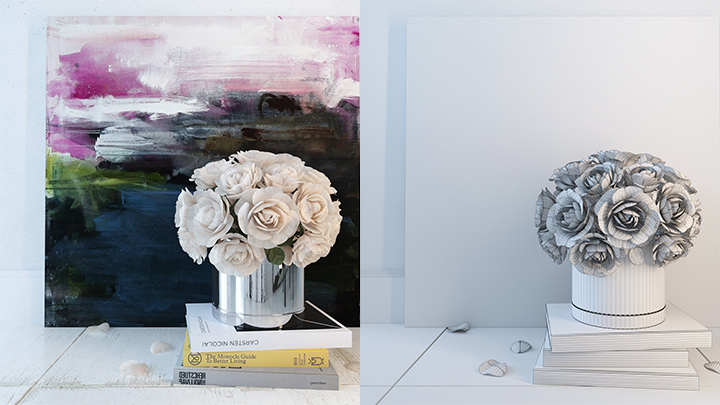 渲染模型_盆栽176