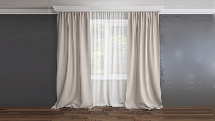 渲染模型_窗帘007