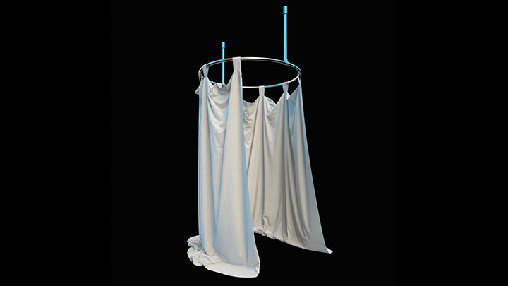 渲染模型_窗帘026