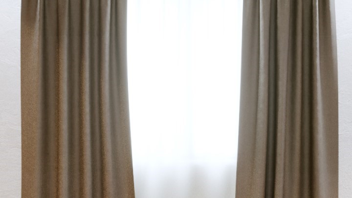 渲染模型_窗帘065