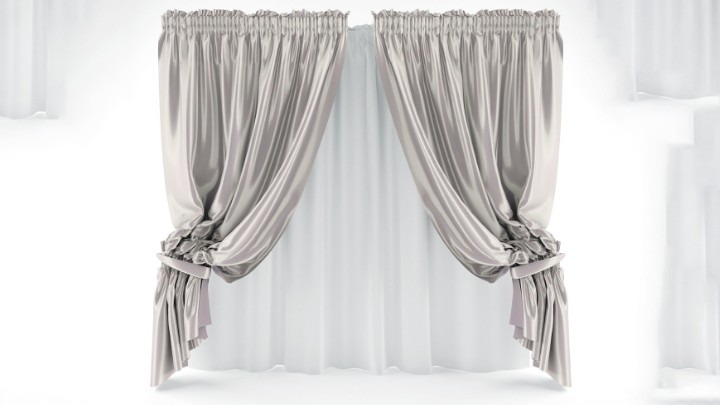 渲染模型_窗帘088