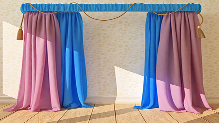 渲染模型_窗帘109