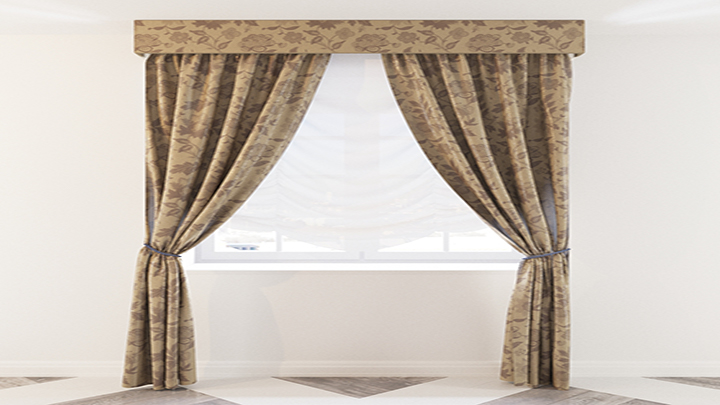 渲染模型_窗帘128