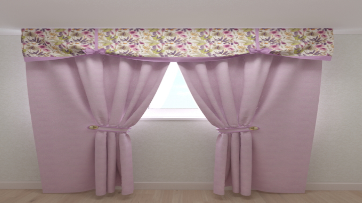 渲染模型_窗帘142