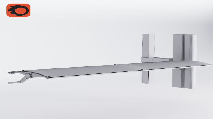 渲染模型_窗帘架001