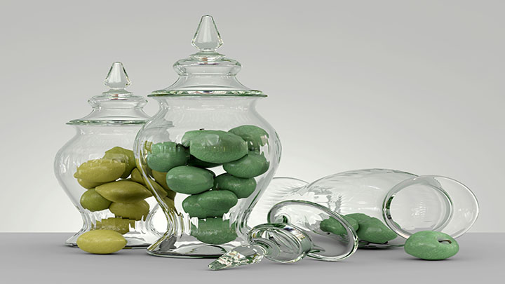 渲染模型_罐子001