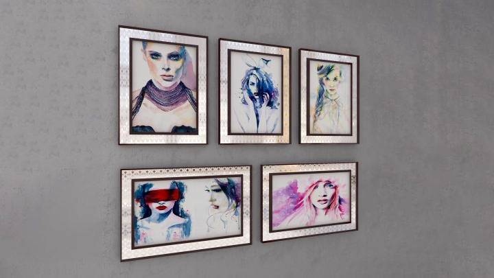 渲染模型_艺术相框002