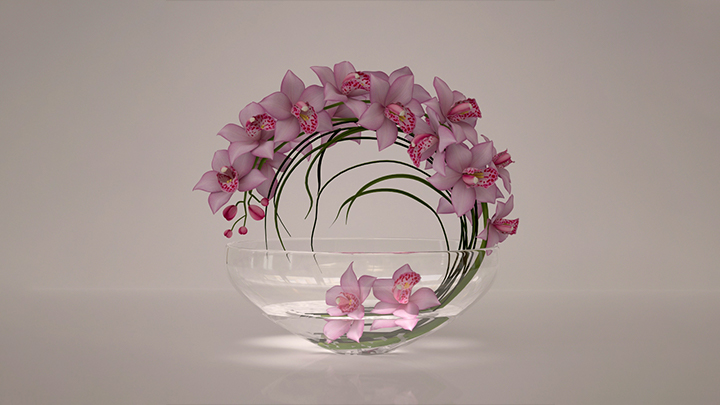 渲染模型_花束005