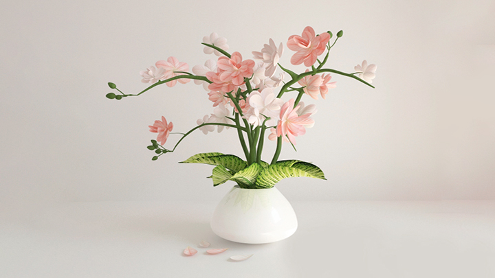 渲染模型_花瓶008