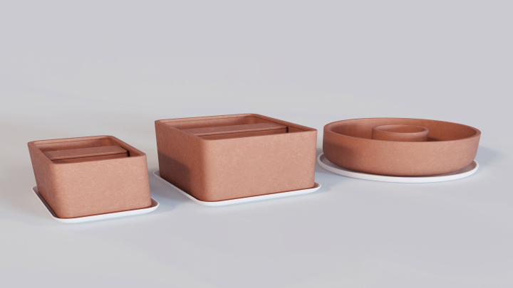 渲染模型_花盆004