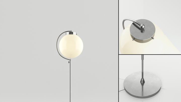 渲染模型_落地灯006