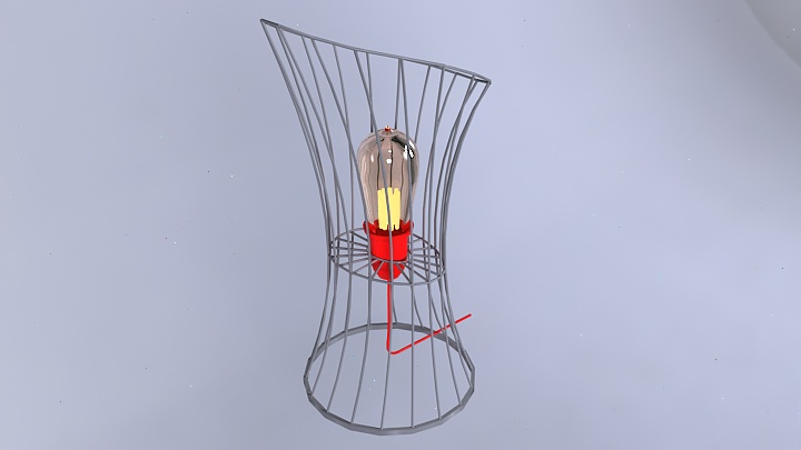 渲染模型_落地灯010