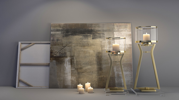 渲染模型_蜡烛002