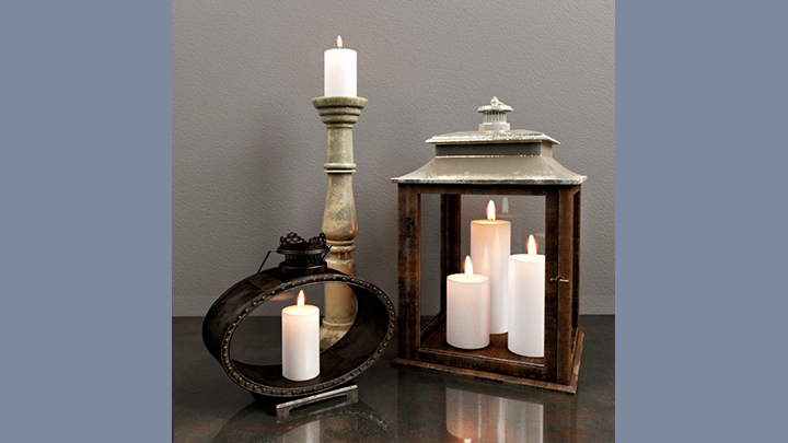 渲染模型_蜡烛008