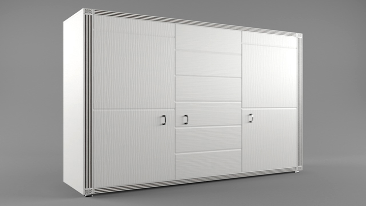 渲染模型_衣柜002