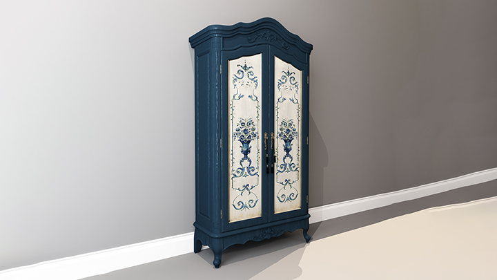 渲染模型_衣柜014