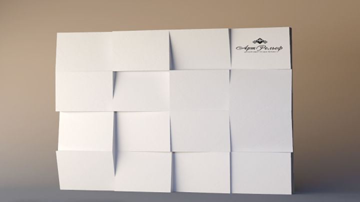 渲染模型_装饰墙009