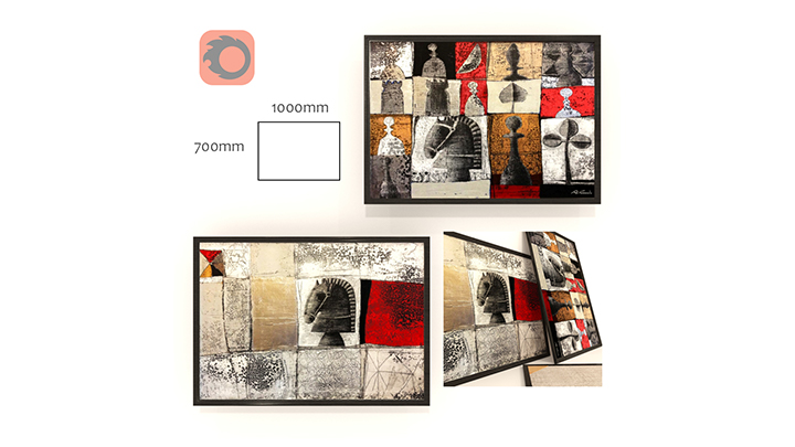 渲染模型_装饰画043