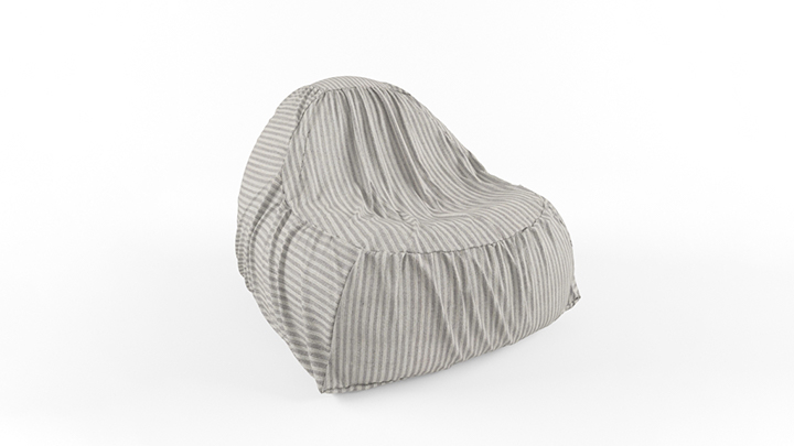 渲染模型_豆袋001