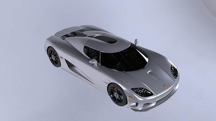 渲染模型_跑车001