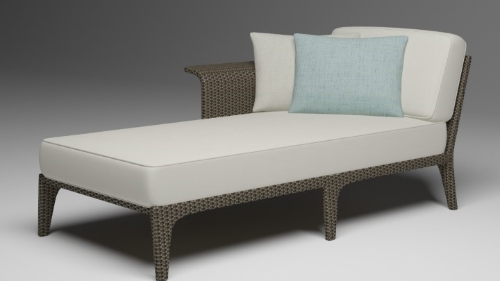 渲染模型_躺椅004