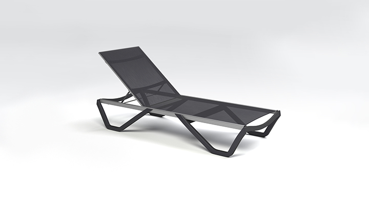 渲染模型_躺椅007