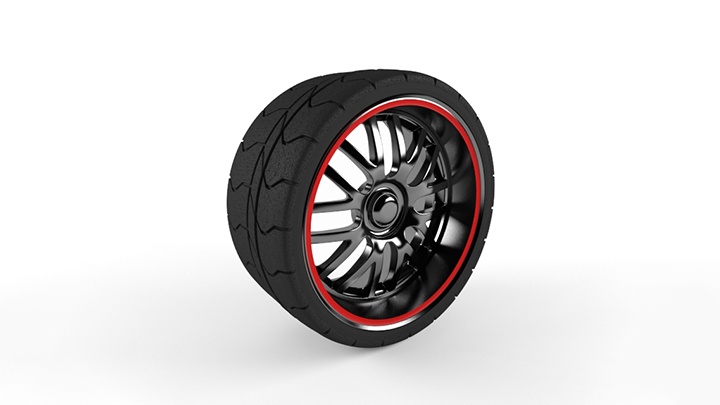 渲染模型_车轮002