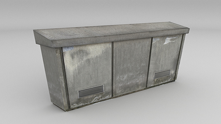 渲染模型_配电箱001