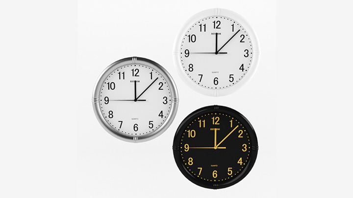 渲染模型_钟表002