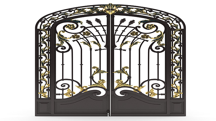 渲染模型_铁门001