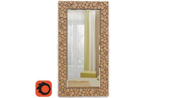 渲染模型_镜子043