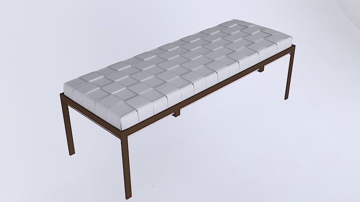 渲染模型_长凳003