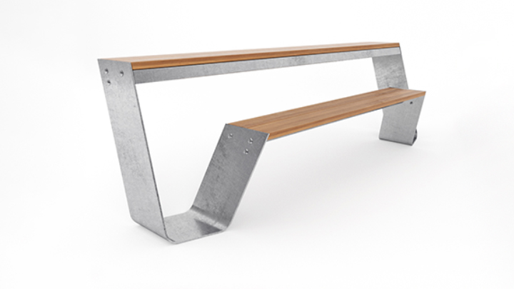 渲染模型_长椅001