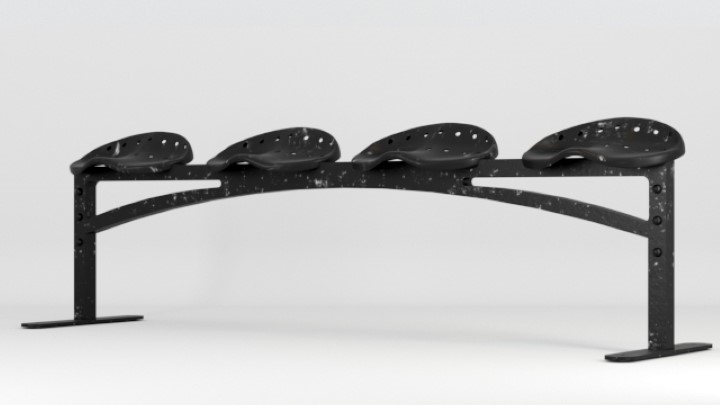 渲染模型_长椅008