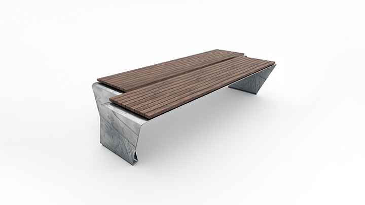 渲染模型_长椅015