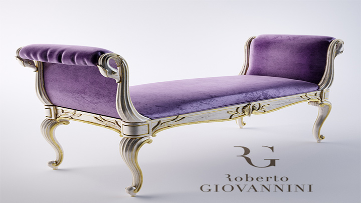 渲染模型_长椅018