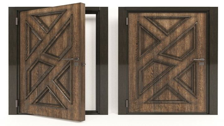 渲染模型_门框005