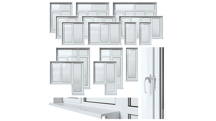 渲染模型_门窗001