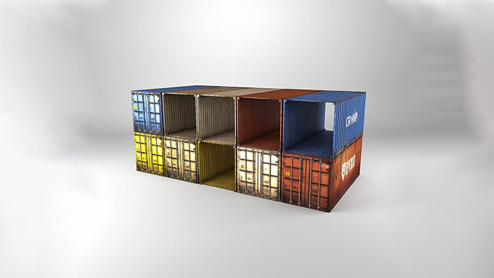 渲染模型_集装箱002