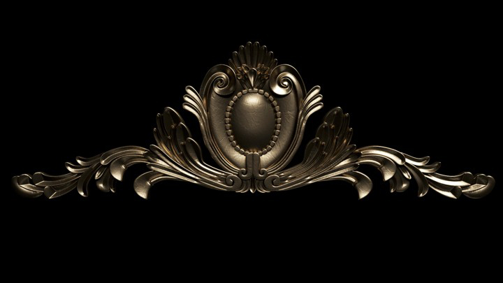 渲染模型_雕花007