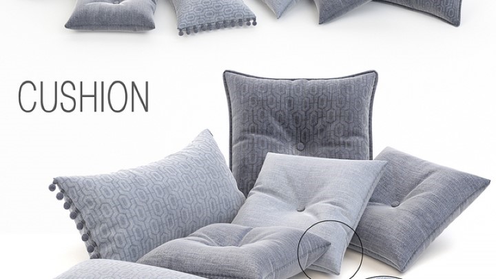 渲染模型_靠枕006