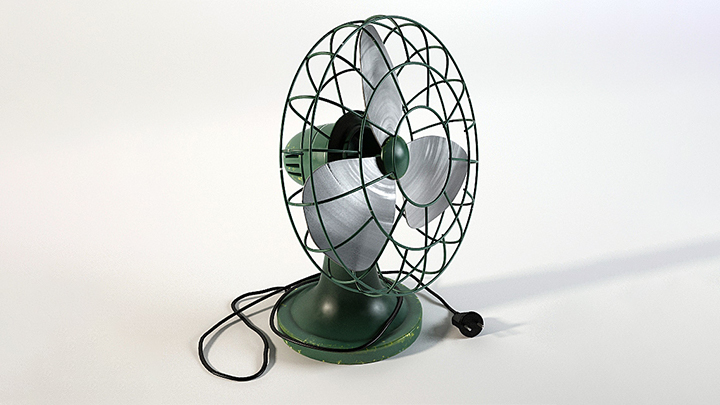 渲染模型_风扇004