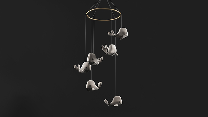 渲染模型_风铃001