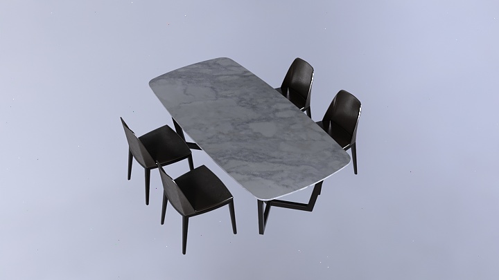 渲染模型_餐桌009